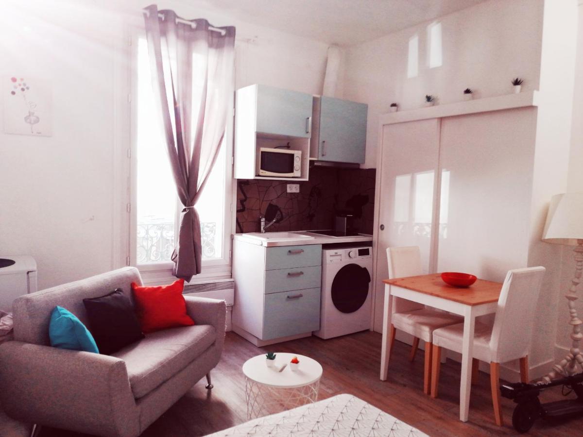 Studio Situe Dans Un Quartier Calme Et Residentiel A Montrouge A Seulement 2 Minutes Du Metro Exterior photo